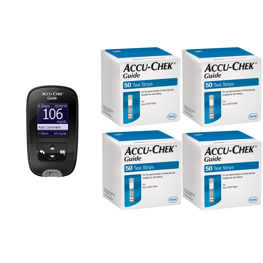 Φωτογραφία προϊόντος: Roche Accu Chek Guide 200 Ταινίες Σακχάρου + ΔΩΡΟ ΜΕΤΡΗΤΗΣ