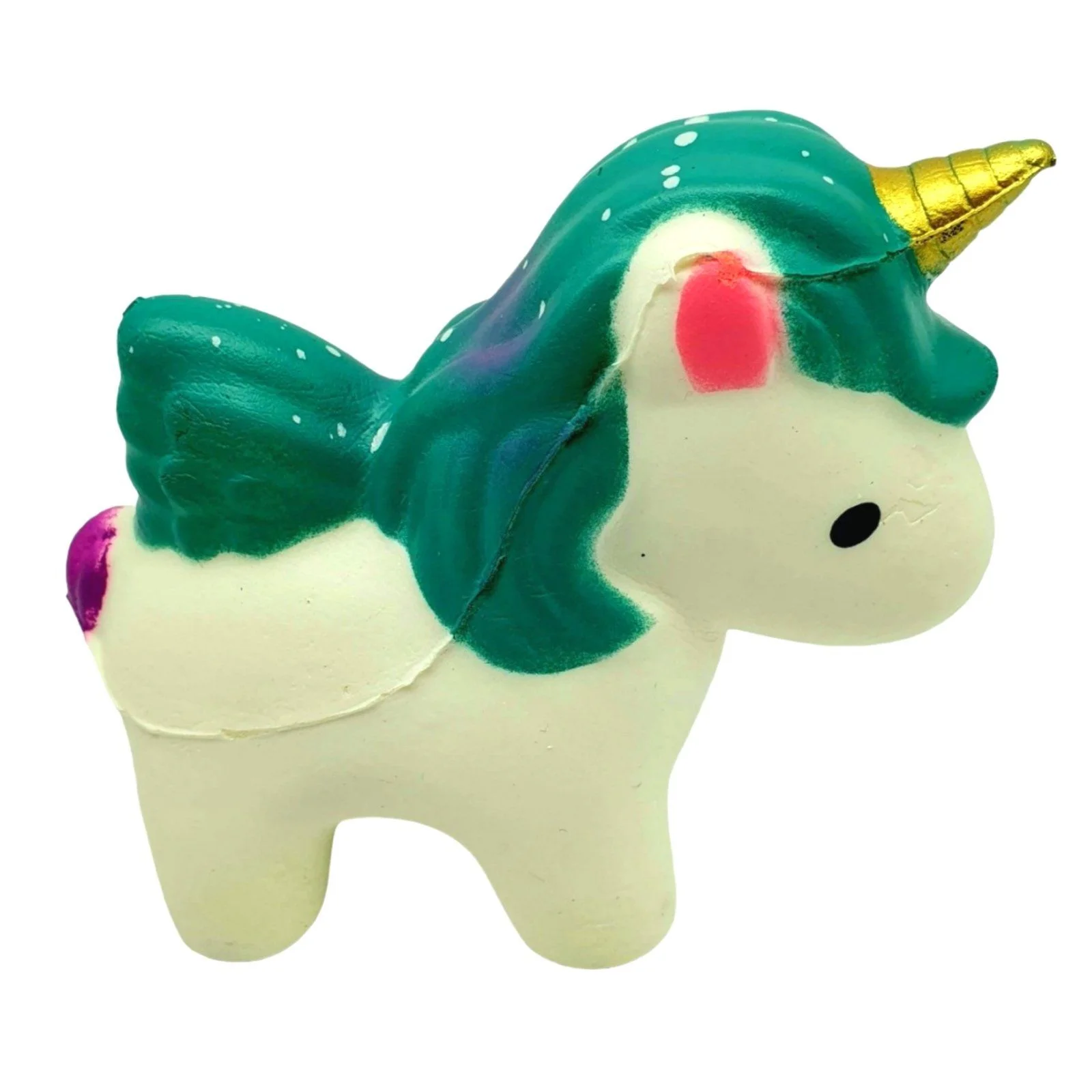 Φωτογραφία προϊόντος: Squishy Λευκό πράσινο Unicorn Αυθεντικό Μαξιλαράκι Ζουληχτό Παιχνίδι