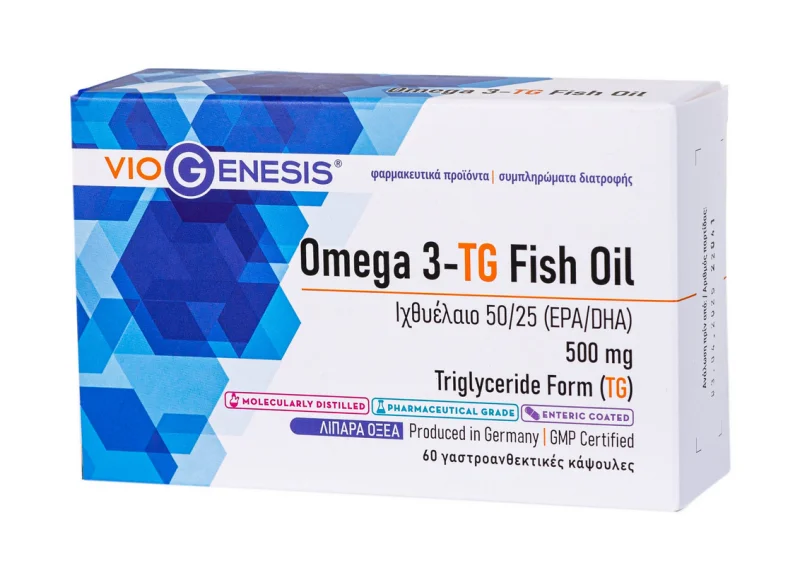 Φωτογραφία προϊόντος: Viogenesis Omega 3 Fish Oil 500mg- 60caps