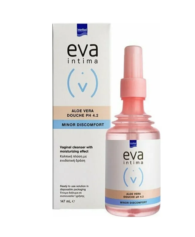Φωτογραφία προϊόντος: Intermed Eva Intima Minor Discomfort Aloe Vera Douche pH 4.2-147ml