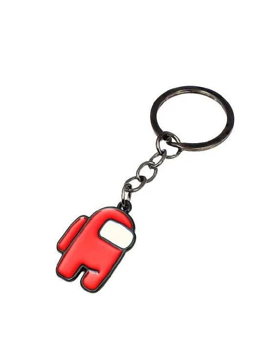 Φωτογραφία προϊόντος: Among us red keychain ρομποτάκι κόκκινο μικρό μπρελόκ Αγίου Βαλεντίνου PVC