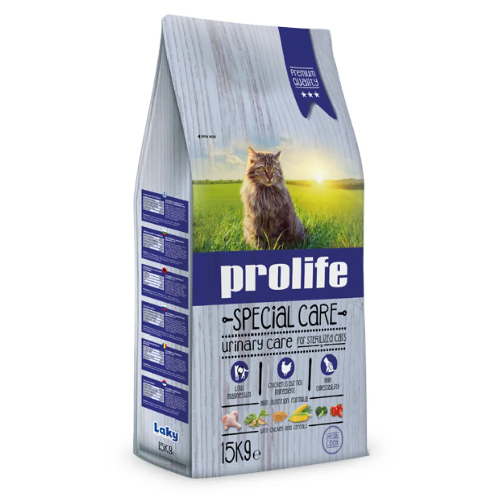 Φωτογραφία προϊόντος: Laky Prolife Cat Special Care Sterilised – Ξηρά Τροφή για Στειρωμένες Γάτες 15kg