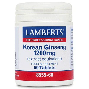 Φωτογραφία προϊόντος: Lamberts Korean Ginseng (Panax Ginseng) 1200mg 60 Tablets