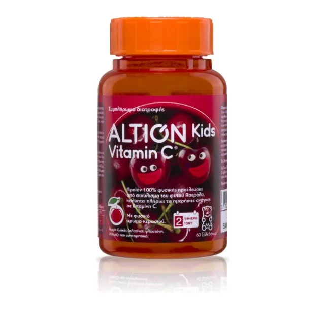 Φωτογραφία προϊόντος: Altion Kids Vit C 60 gummies cherry