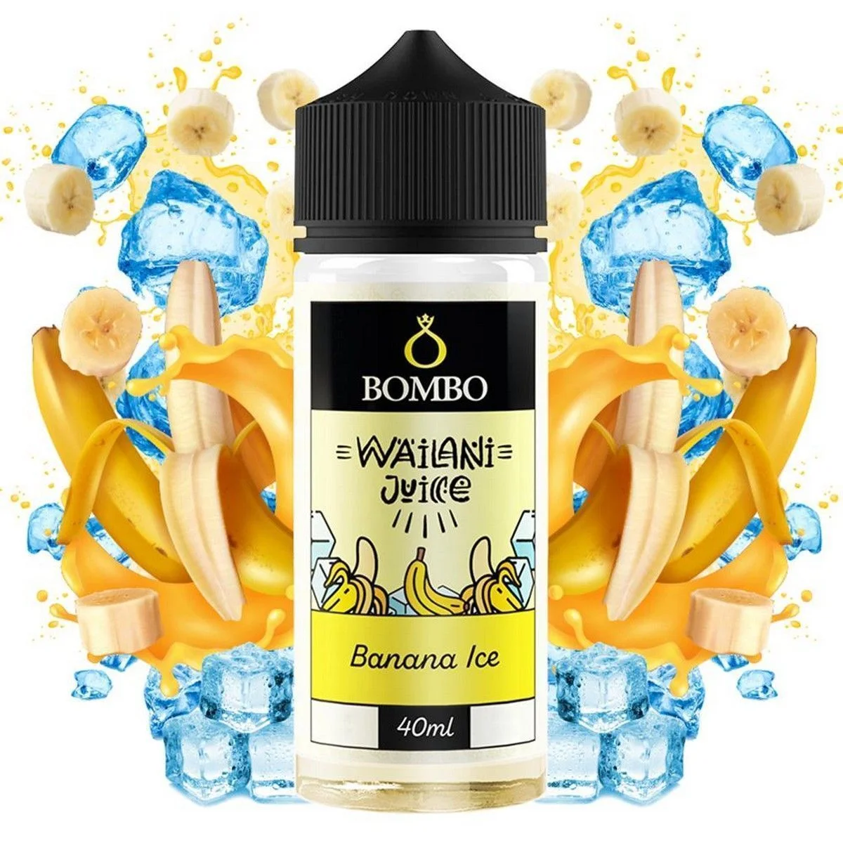 Φωτογραφία προϊόντος: Bombo Wailani Juice Flavor Shot Banana Ice 40ml/120ml