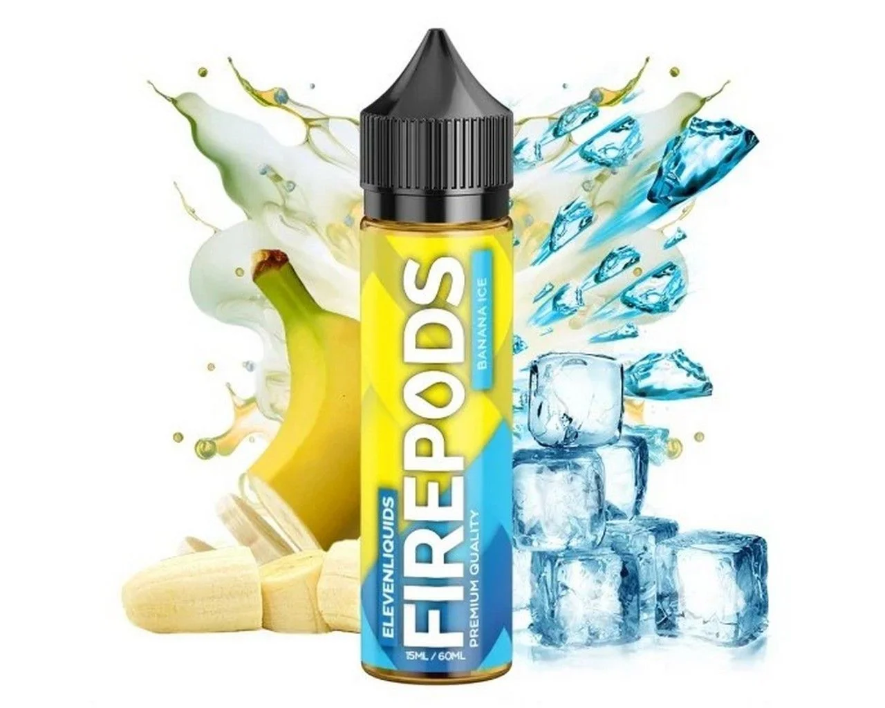 Φωτογραφία προϊόντος: Eleven Firepods Flavor Shot Banana Ice 60ml