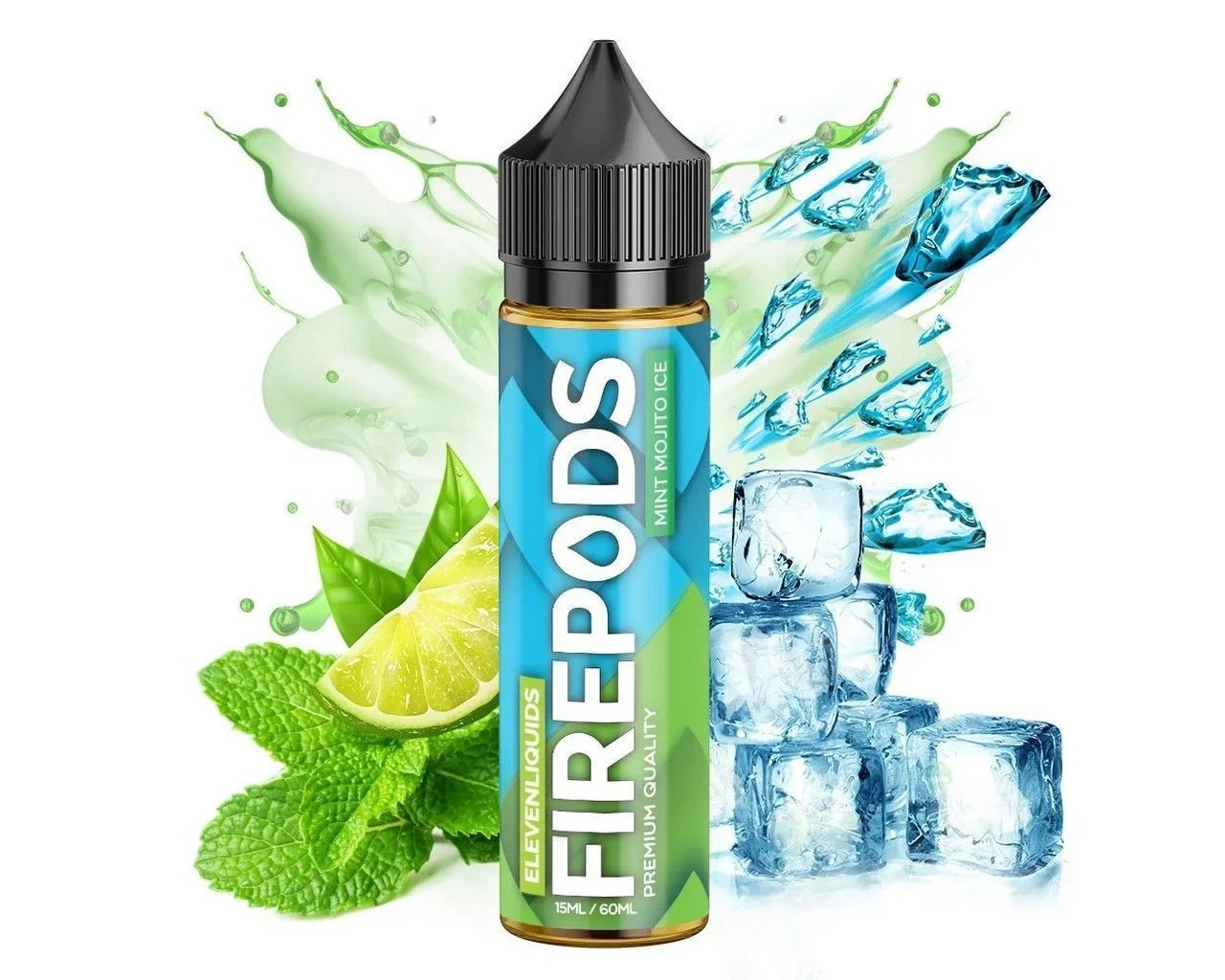 Φωτογραφία προϊόντος: Eleven Firepods Flavor Shot Mint Mojito Ice 60ml