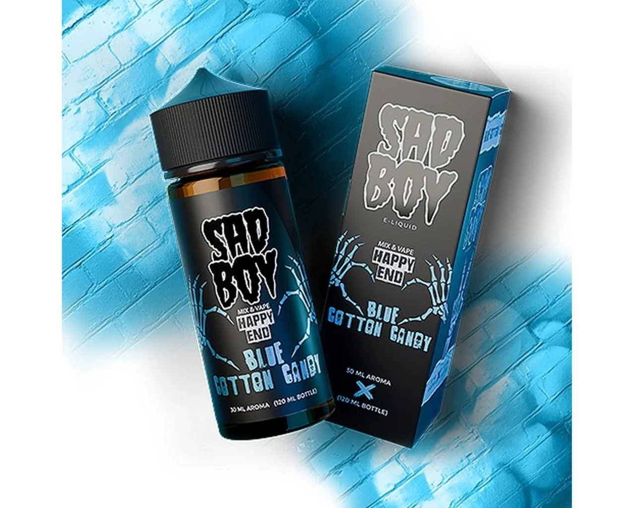 Φωτογραφία προϊόντος: Sadboy Blue Cotton Candy Flavor Shot 30ml/120ml