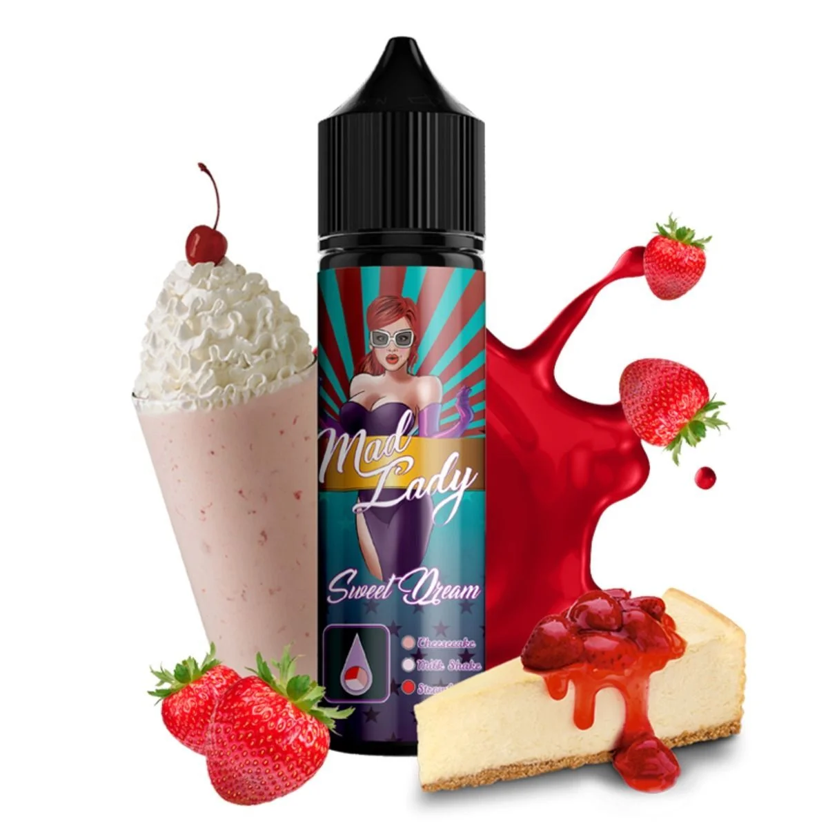 Φωτογραφία προϊόντος: Mad Juice Mad Lady Flavour Shot Sweet Dream 60ml