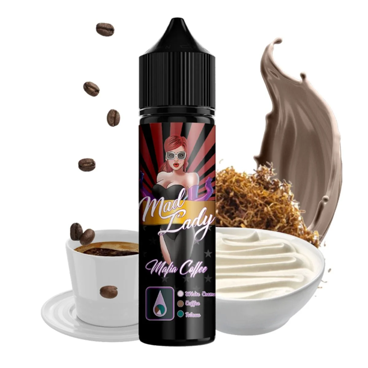 Φωτογραφία προϊόντος: Mad Juice Mad Lady Flavour Shot Mafia Coffee 60ml
