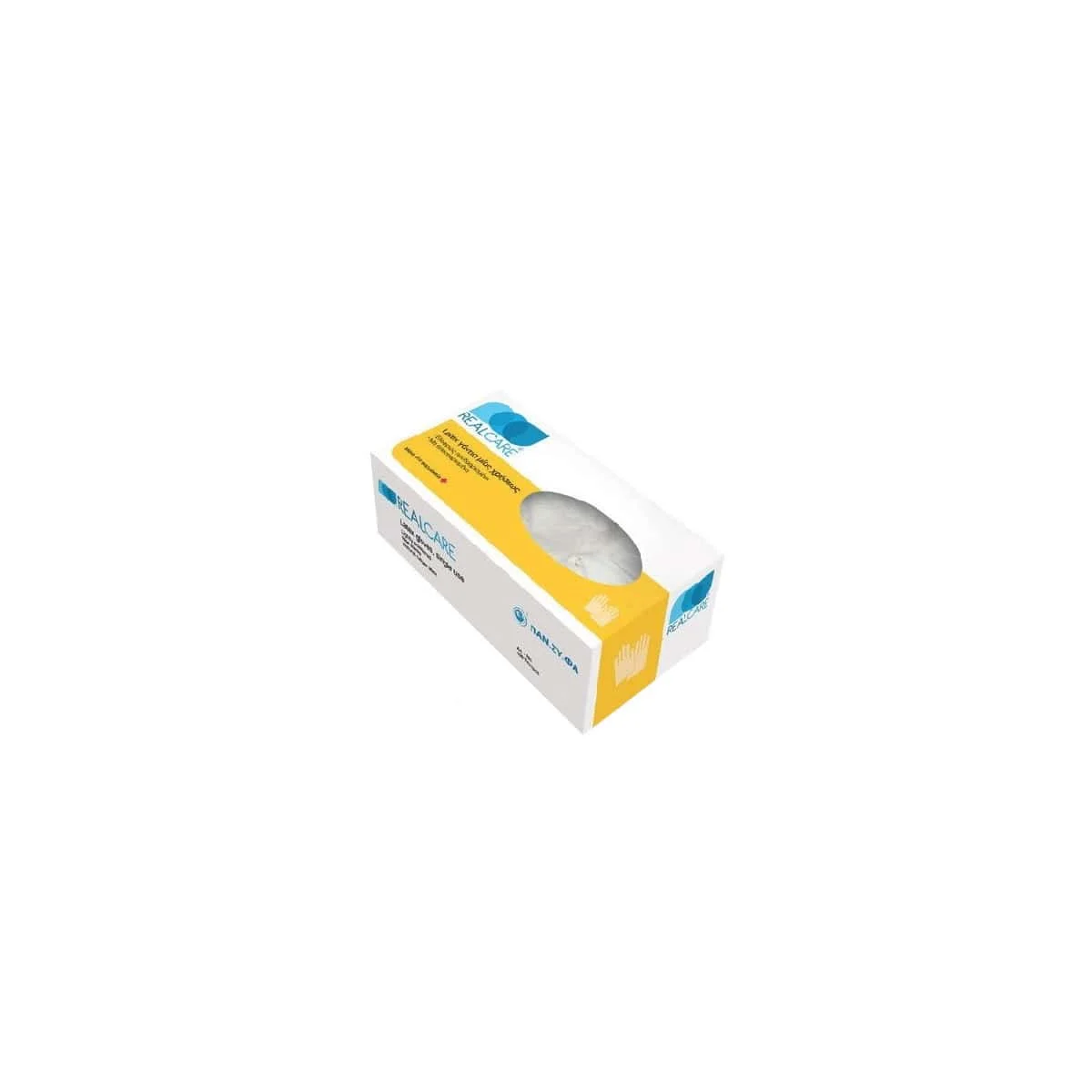 Φωτογραφία προϊόντος: Medipharmacy Real Care Γάντια Latex Large Ελαφρώς Πουδραρισμένα Λευκά 100 τμχ