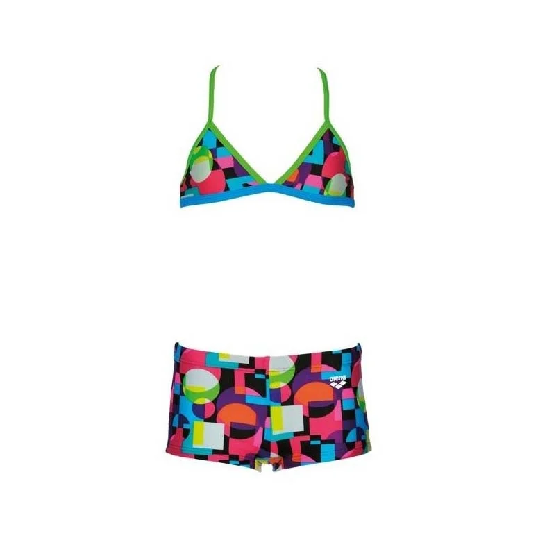 Φωτογραφία προϊόντος: ARENA GIRLS` MARBLE JR HALTERNECK SWIM SUIT ΜΑΥΡΟ