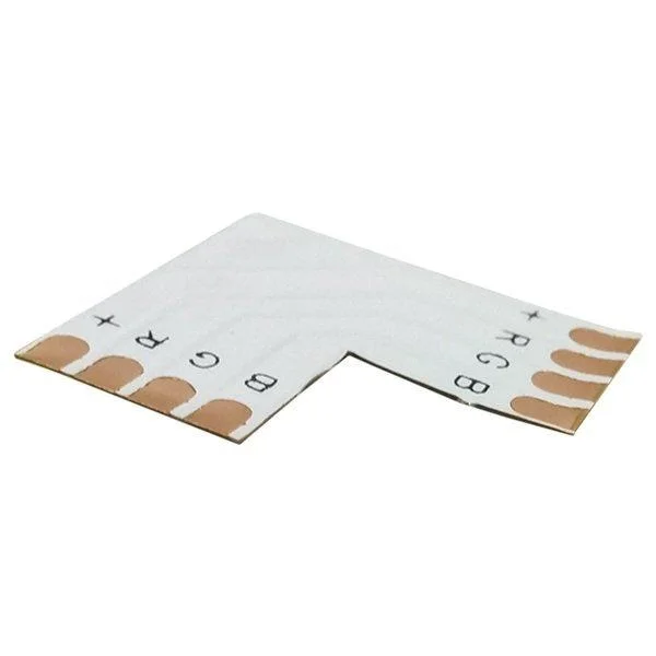 Φωτογραφία προϊόντος: [:el]Connector L για Ταινία LED 7.2 + 14.4 Watt RGB[:en]Connector L for LED 7.2 + 14.4 Watt RGB[:]