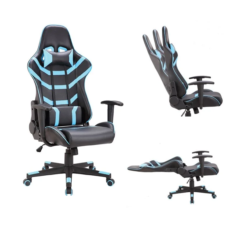 Φωτογραφία προϊόντος: BF9050 Gaming Πολυθρόνα Γραφείου, Ανάκλιση Πλάτης έως 90°, Pu Μαύρο - Μπλε