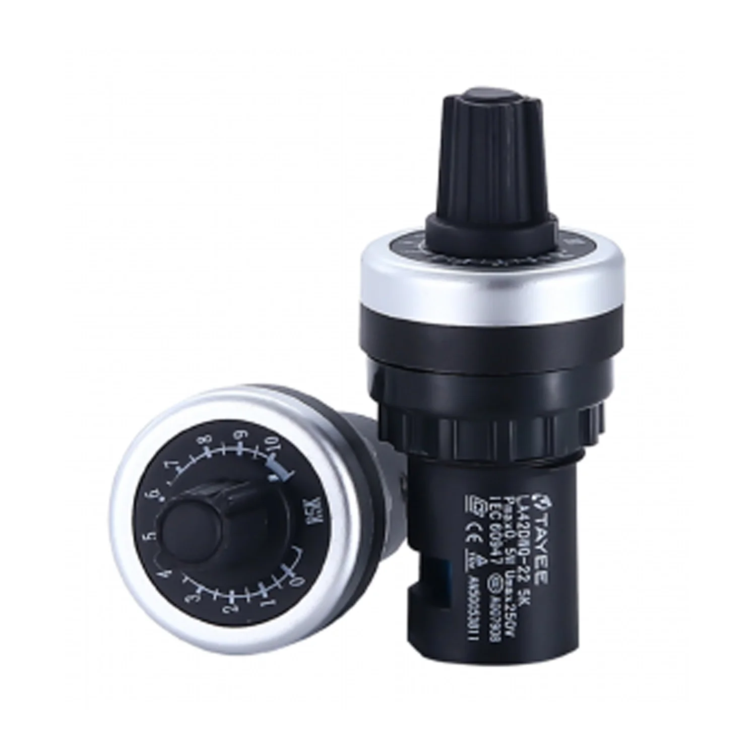 Φωτογραφία προϊόντος: Inverter Speed Regulator LA42DWQ-22 10K 22mm Aperture Potentiometer