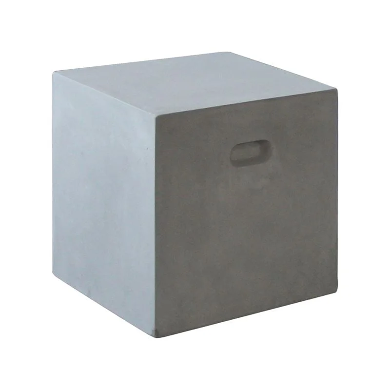 Φωτογραφία προϊόντος: CONCRETE Cubic Σκαμπό Κήπου - Βεράντας, Cement Grey