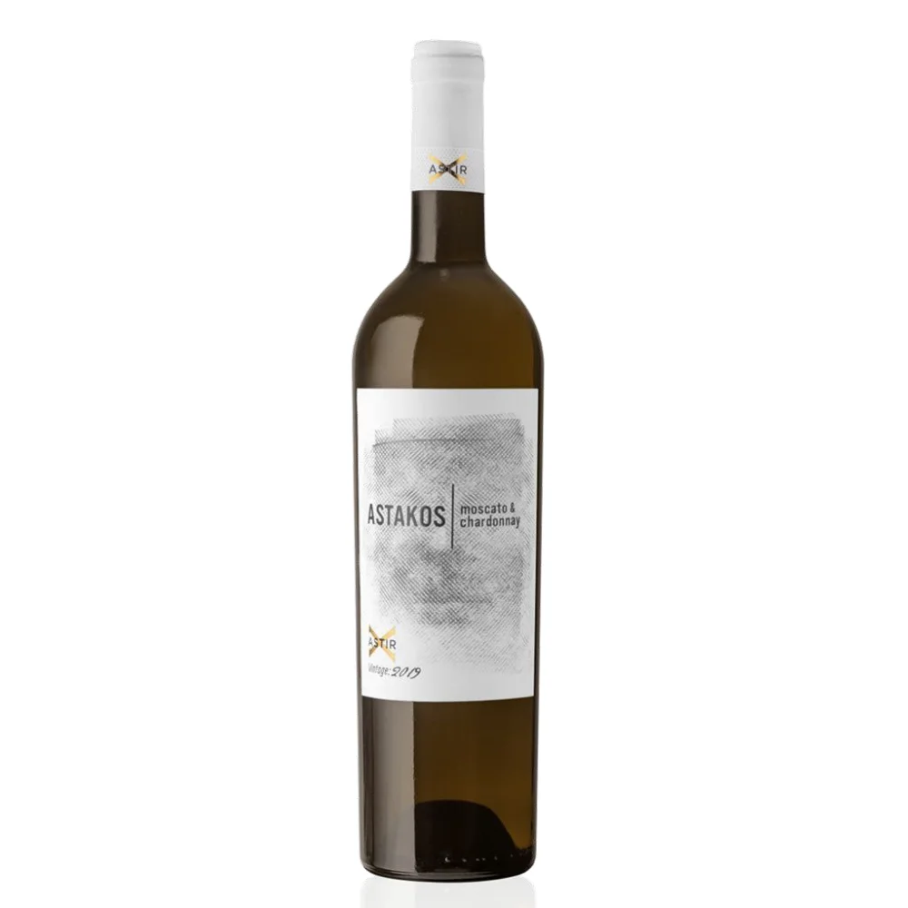 Φωτογραφία προϊόντος: Astakos Astir X Winery, 2019, ΛΕΥΚΟΣ, 750ml, Ξηρός Οίνος, Ποικιλία Μοσχάτο - Chardonnay, Καλαμάτα
