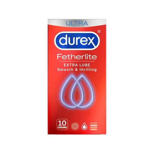 Φωτογραφία προϊόντος: Durex Thin Feel Extra Lubricant Προφυλακτικά με Έξτρα Λιπαντικό, 10τμχ
