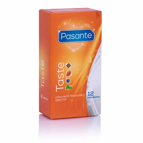 Φωτογραφία προϊόντος: Pasante Taste Προφυλακτικά με γεύσεις, 12τμχ