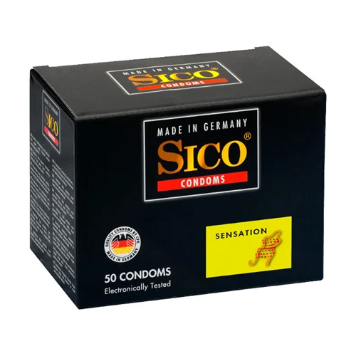 Φωτογραφία προϊόντος: Sico Sensation Προφυλακτικά, 50τμχ