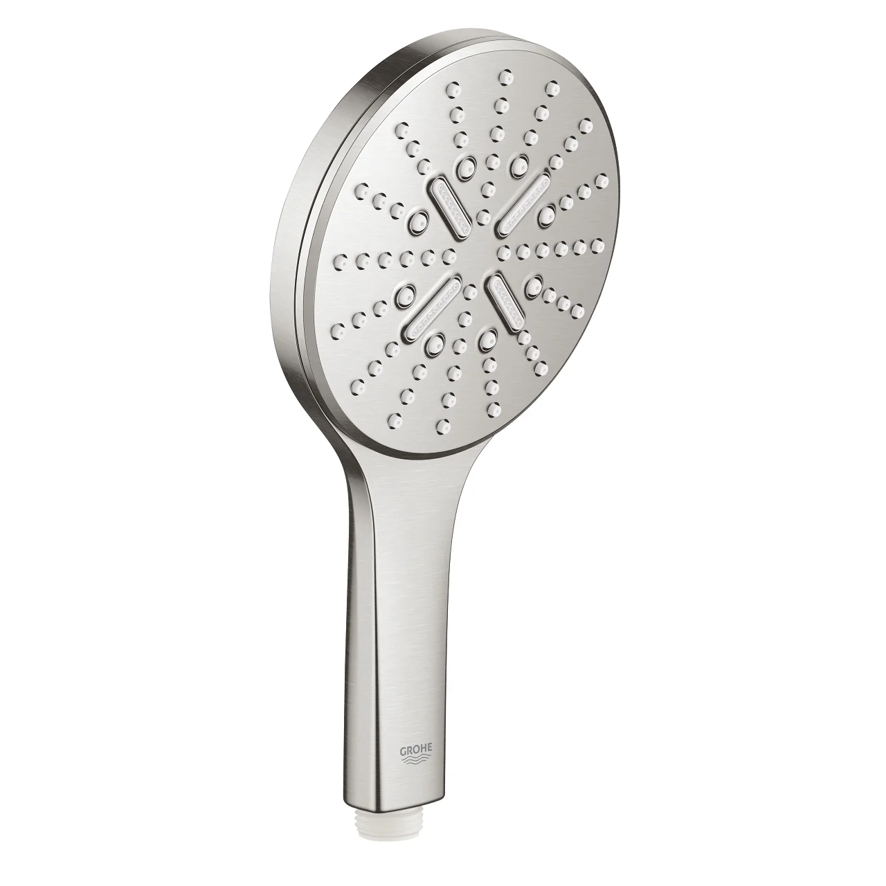 Φωτογραφία προϊόντος: Τηλέφωνο ντους Grohe Rainshower SmartActive 130 26574DC0 χρώμα ασημί inox βουρτσισμένο ματ supersteel