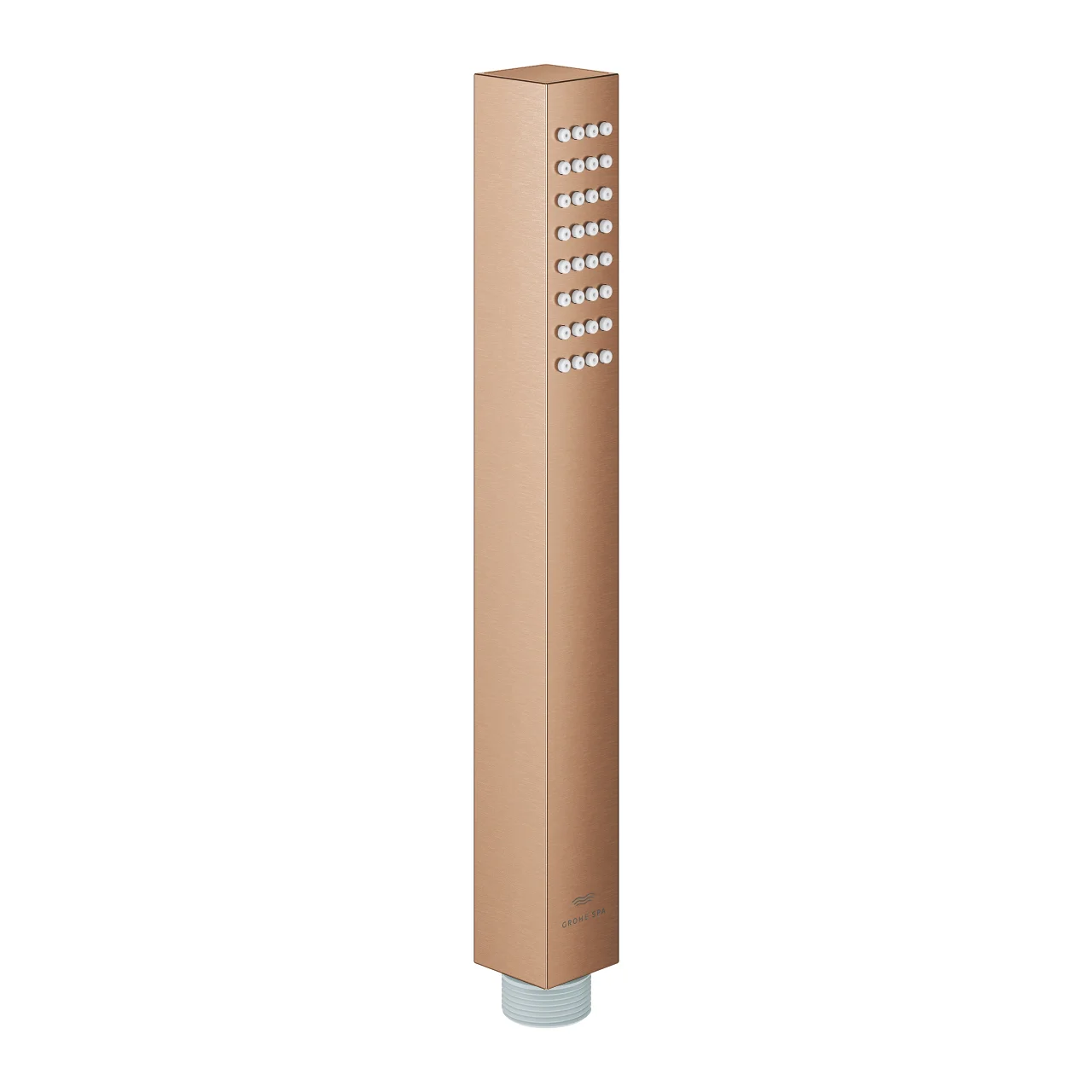 Φωτογραφία προϊόντος: Τηλέφωνο ντους Grohe Rainshower Aqua Cube Stick 26885DL0 χρώμα ροζ χρυσό βουρτσισμένο ματ brushed warm sunset