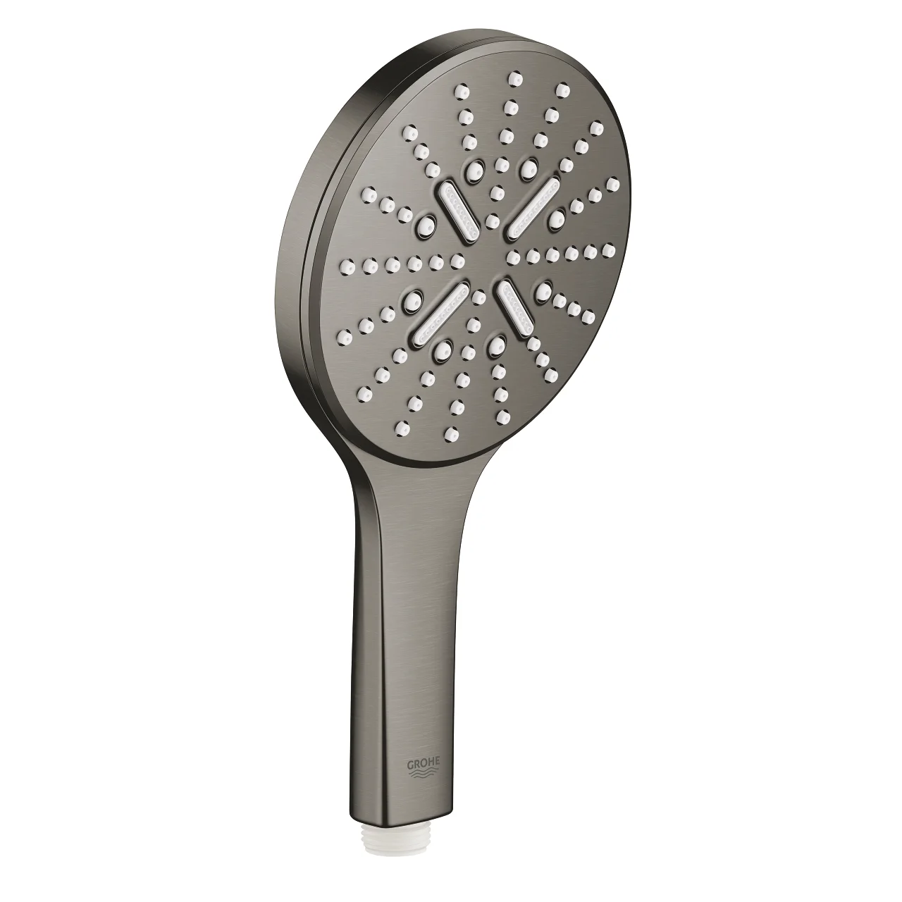 Φωτογραφία προϊόντος: Τηλέφωνο ντους Grohe Rainshower SmartActive 130 26574AL0 χρώμα μαύρο βουρτσισμένο ματ brushed hard graphite