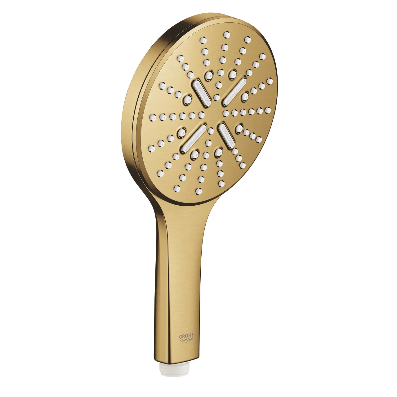 Φωτογραφία προϊόντος: Τηλέφωνο ντους Grohe Rainshower SmartActive 130 26574GN0 χρώμα χρυσό βουρτσισμένο ματ brushed cool sunrise