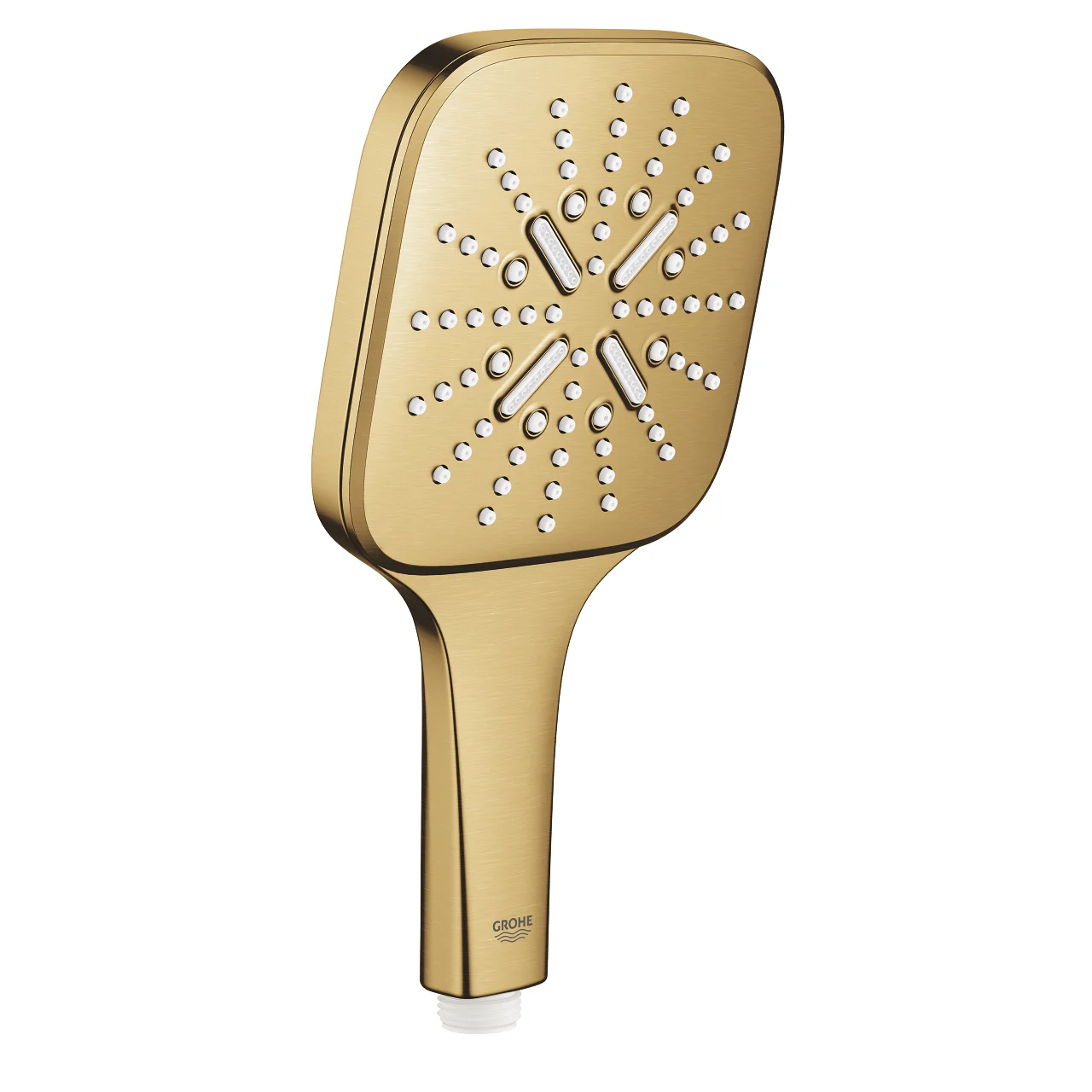 Φωτογραφία προϊόντος: Τηλέφωνο ντους Grohe Rainshower SmartActive 130 26582GN0 χρώμα χρυσό βουρτσισμένο ματ brushed cool sunrise