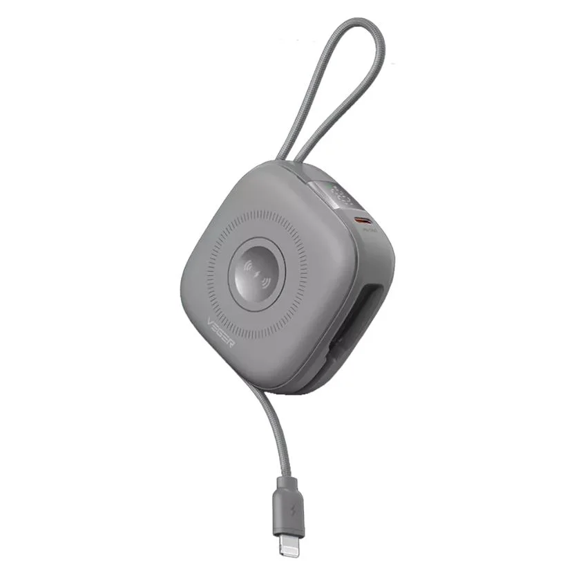 Φωτογραφία προϊόντος: VEGER W1185 MagCore 3σε1 Powerbank 10.000mAh PD με Ασύρματη Φόρτιση