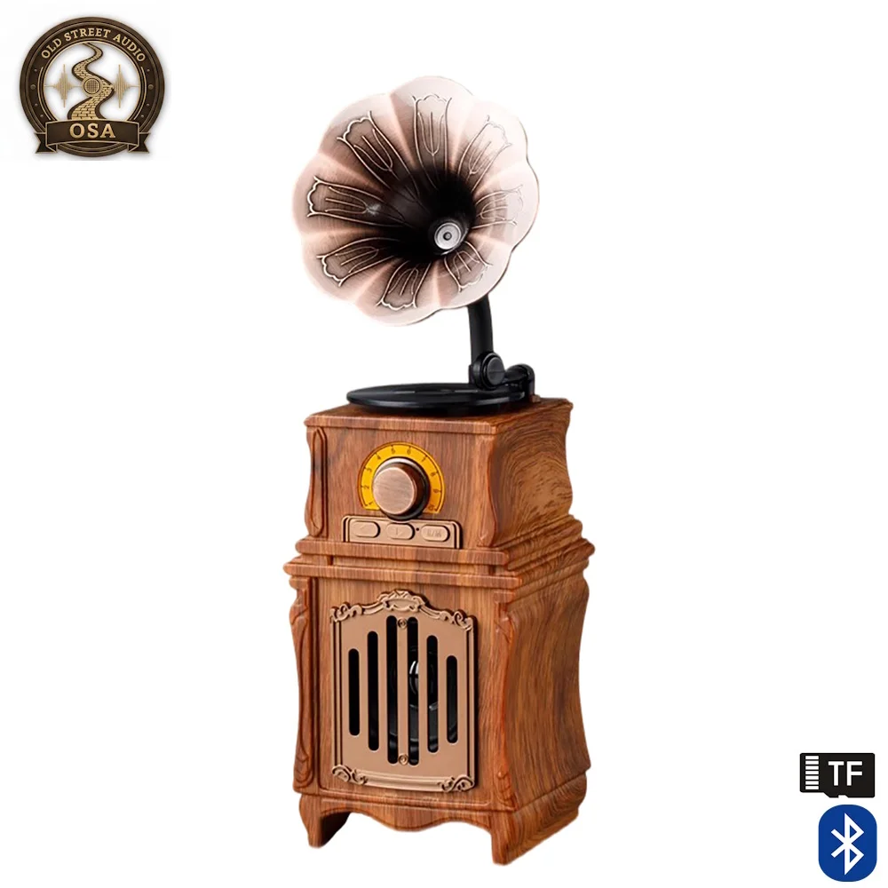 Φωτογραφία προϊόντος: Old Street Audio AS31 Retro Ηχείο με Bluetooth Ξύλινο (7W/Μπαταρία 1800mAh/Bluetooth 5.4/FM Radio/USB/TF/AUX/TWS)