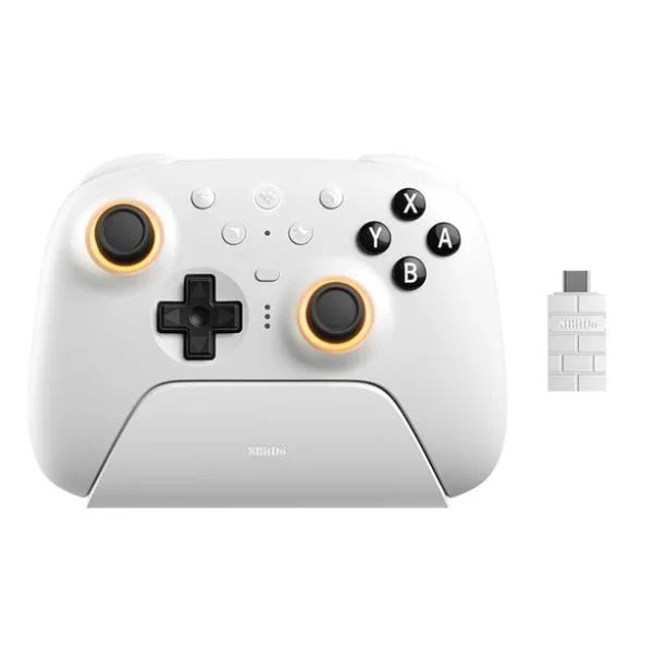 Φωτογραφία προϊόντος: 8BitDo Ultimate 2 Bluetooth Controller με Charging Dock για Windows / Switch Λευκό