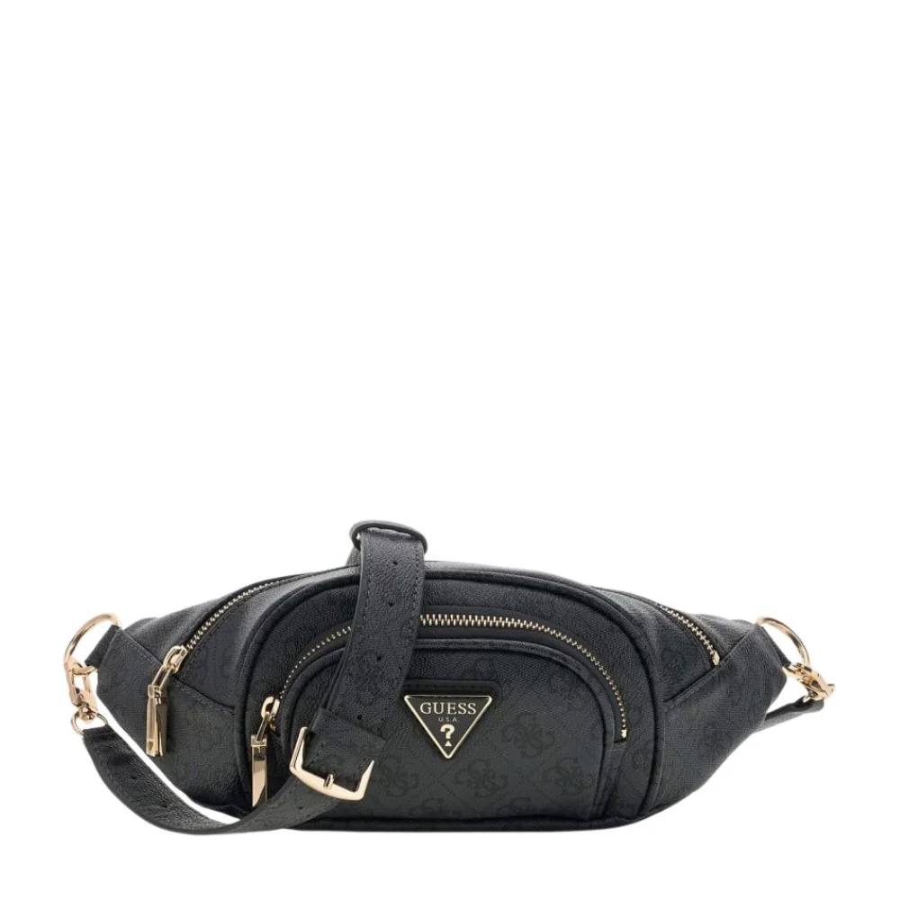 Φωτογραφία προϊόντος: Guess Latona Travel Belt Bag Τσάντα Γυναικεία Coal Logo HB9211080