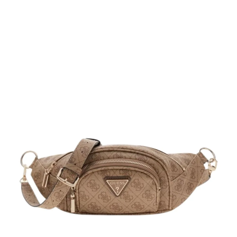 Φωτογραφία προϊόντος: Guess Latona Travel Belt Bag Τσάντα Γυναικεία Latte Logo HB9211080