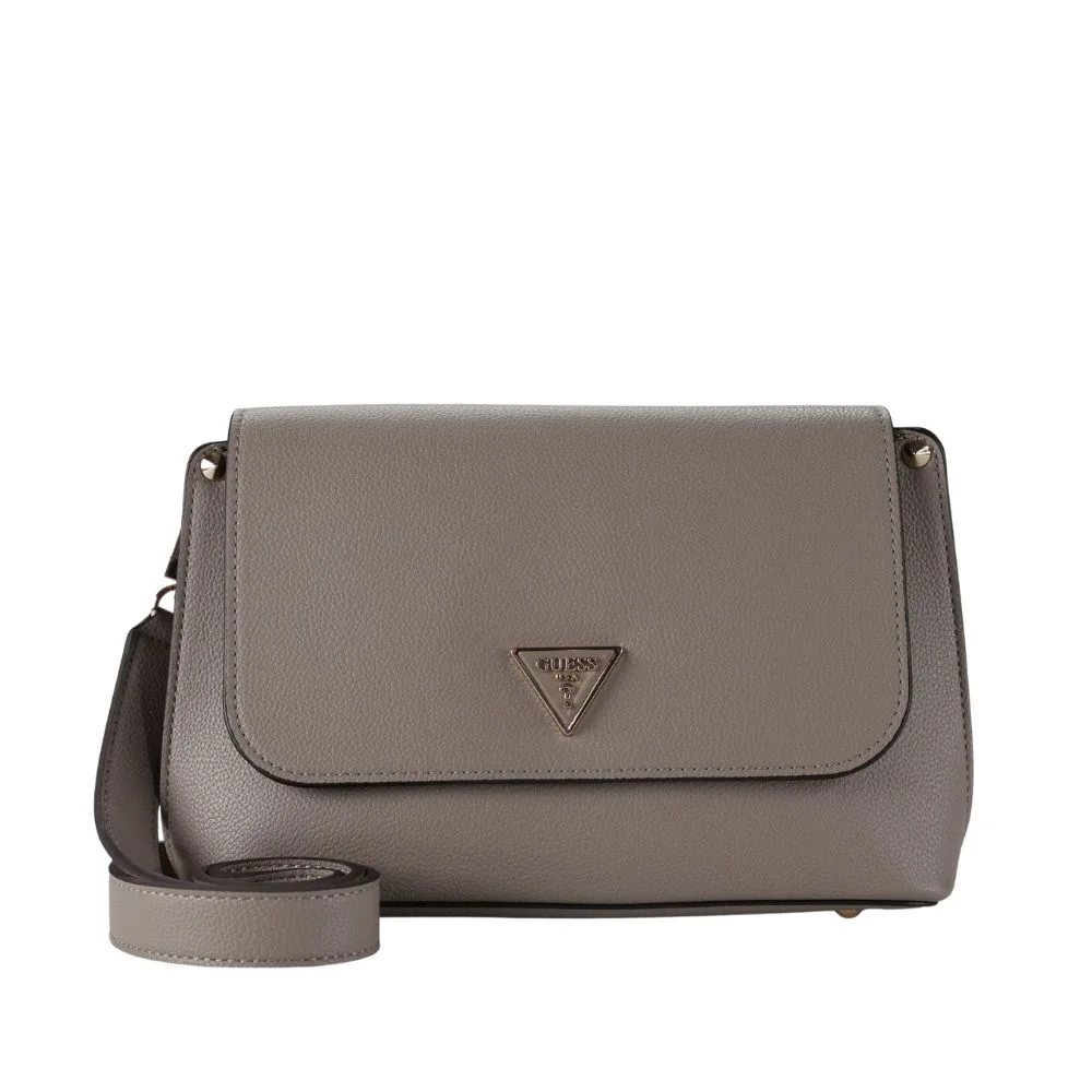 Φωτογραφία προϊόντος: Guess Meridian II Flap Crossbody Τσάντα Γυναικείο Dark Taupe BG697420