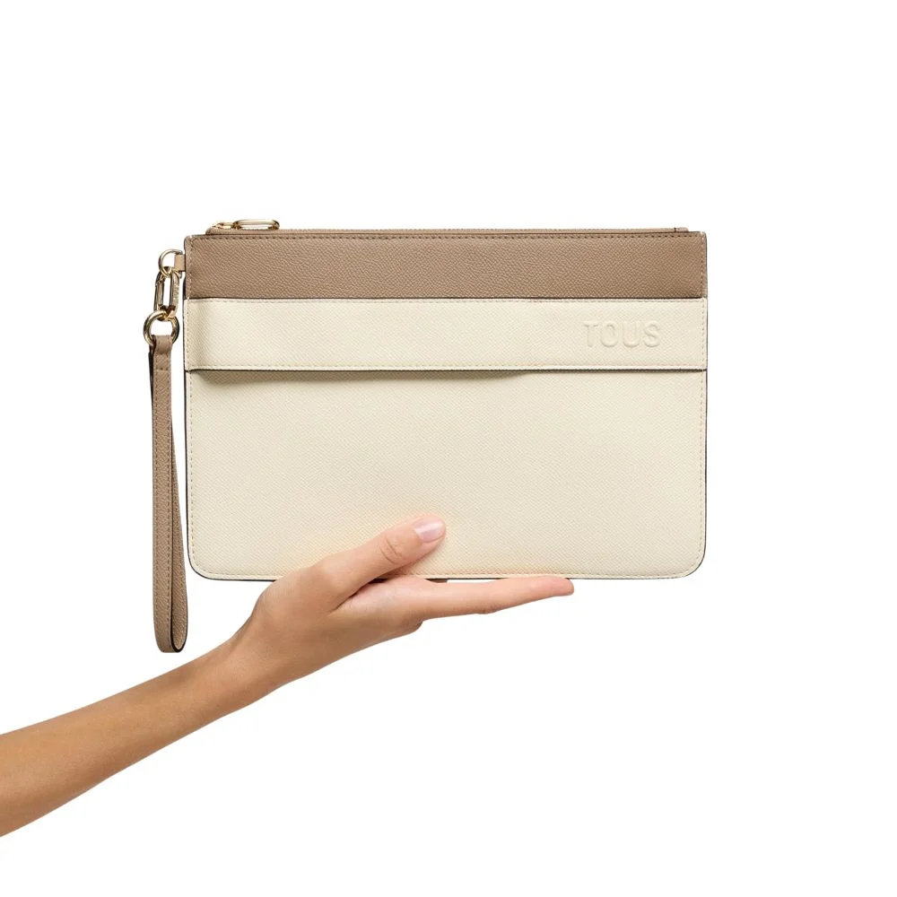 Φωτογραφία προϊόντος: Tous Clutch Audree Saffiano Beige - Arena Τσάντα Γυναικεία 2002360901
