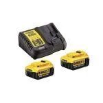 Φωτογραφία προϊόντος: Dewalt DCB115M2 - Σετ 2 Μπαταρίες Λιθίου 18V 4Ah με Φορτιστή 10.8-18V