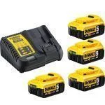 Φωτογραφία προϊόντος: Dewalt DCB115P4 DCB184-XJ - Σετ 4 Μπαταρίες Λιθίου 18V 5Ah με Φορτιστή 10.8-18V (Αντιγραφή)