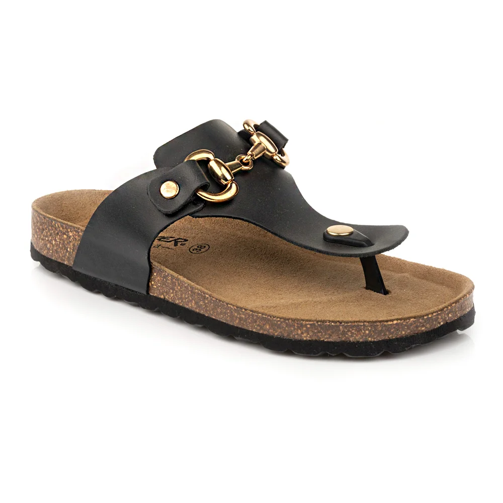 Φωτογραφία προϊόντος: BOXER SHOES 97046 ΓΥΝΑΙΚΕΙΟ ΑΝΑΤΟΜΙΚΟ ΣΑΝΔΑΛΙ ΜΑΥΡΟ ΔΕΡΜΑ Μαύρο