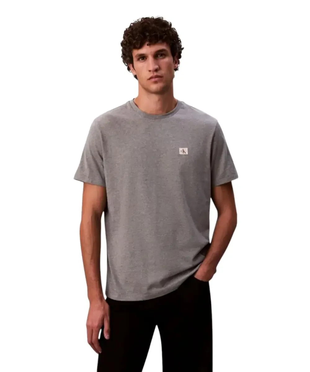 Φωτογραφία προϊόντος: Calvin Klein - Ανδρικό T-shirt Cotton Badge Regular Fit LV04RC272G-P7E Γκρι