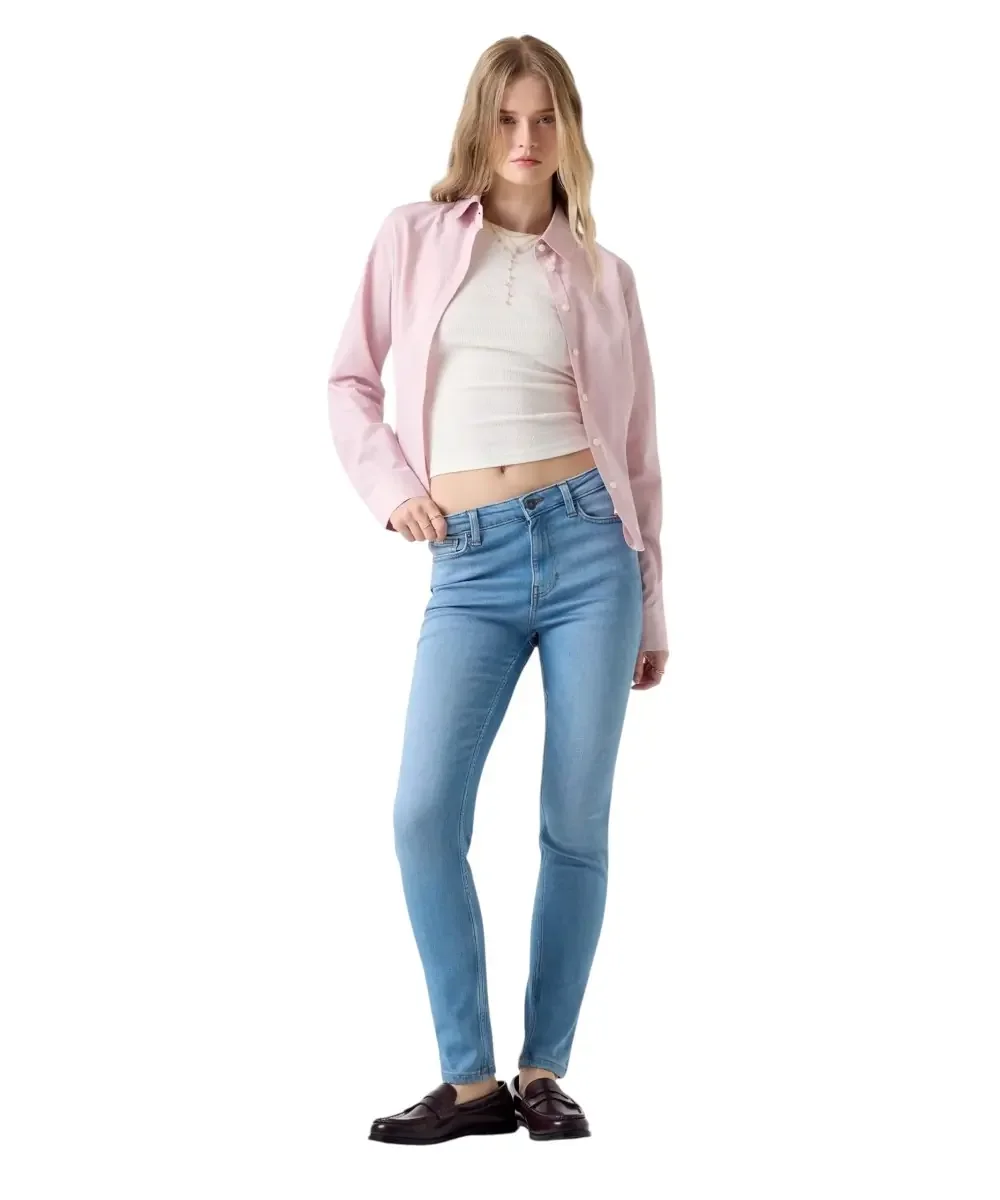 Φωτογραφία προϊόντος: Guess - Γυναικείο Παντελόνι Τζιν G05 Skinny Jeans Soft Touch W5YA92D7043-IGHD Μπλε Ανοιχτό