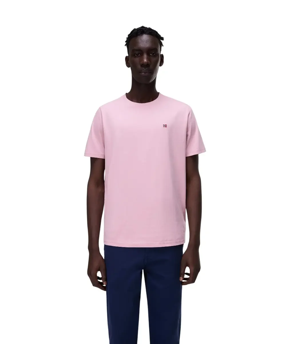 Φωτογραφία προϊόντος: Napapijri - Ανδρικό T-shirt Salis Ss Sum Regular Fit NP0A4H8D-P1T Ροζ