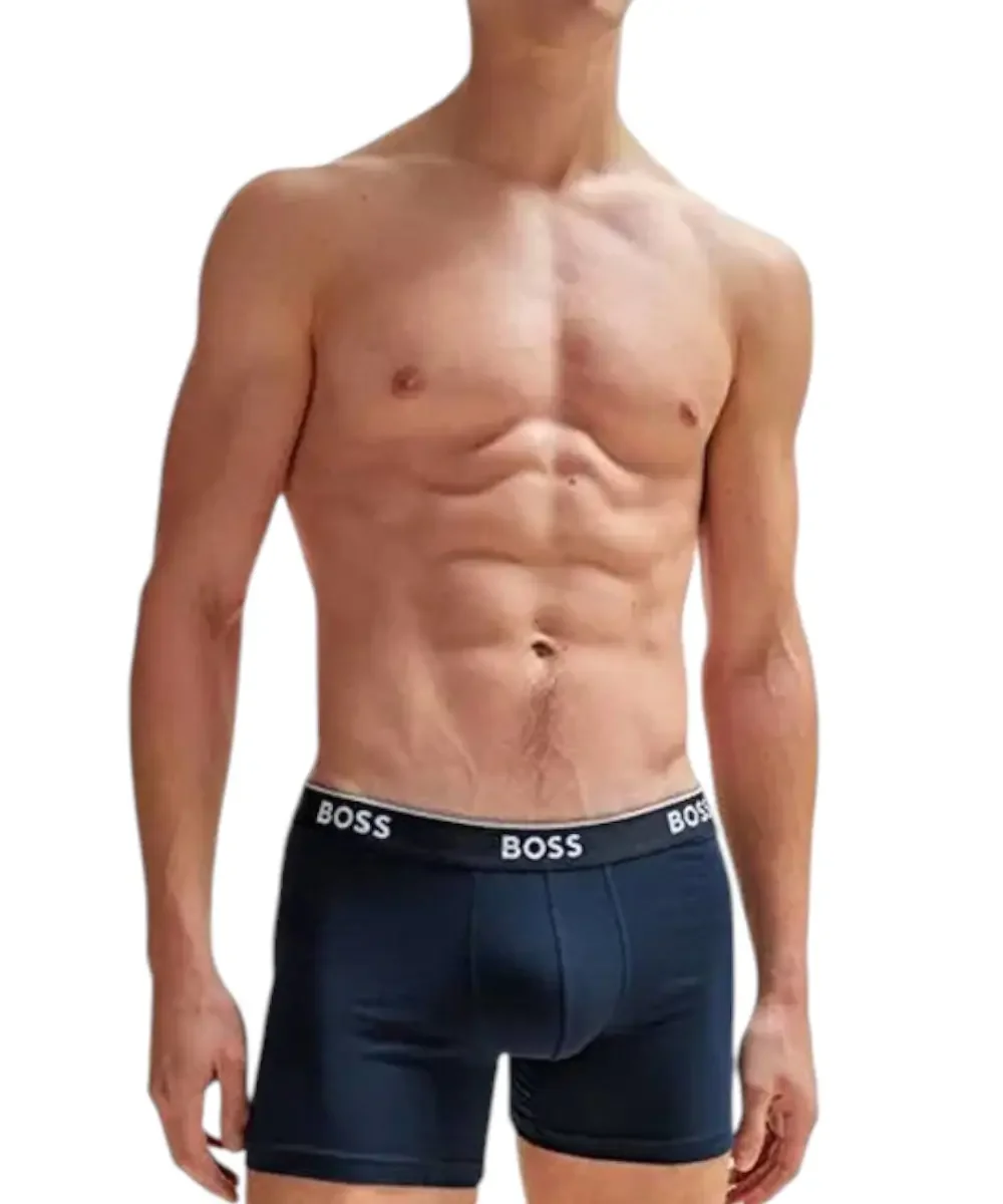 Φωτογραφία προϊόντος: Hugo Boss - Ανδρικά Μποξεράκια Boxer Br 3p Power Long 50475282-480 Μπλε