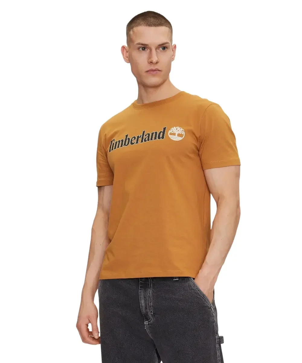 Φωτογραφία προϊόντος: Timberland - Ανδρική Μπλούζα Kennebec River Linear Logo SL Tee Regular TB0A5UPQ-P47 Μουσταρδί