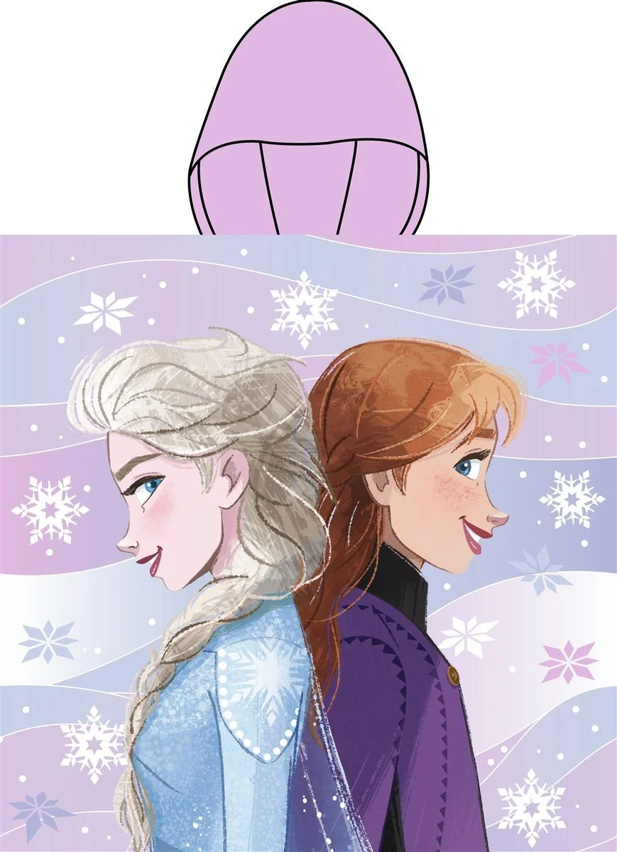 Φωτογραφία προϊόντος: Πόντσο Quick Dry Microfiber 50x100εκ. Disney Home Frozen 199 Lilac Dimcol