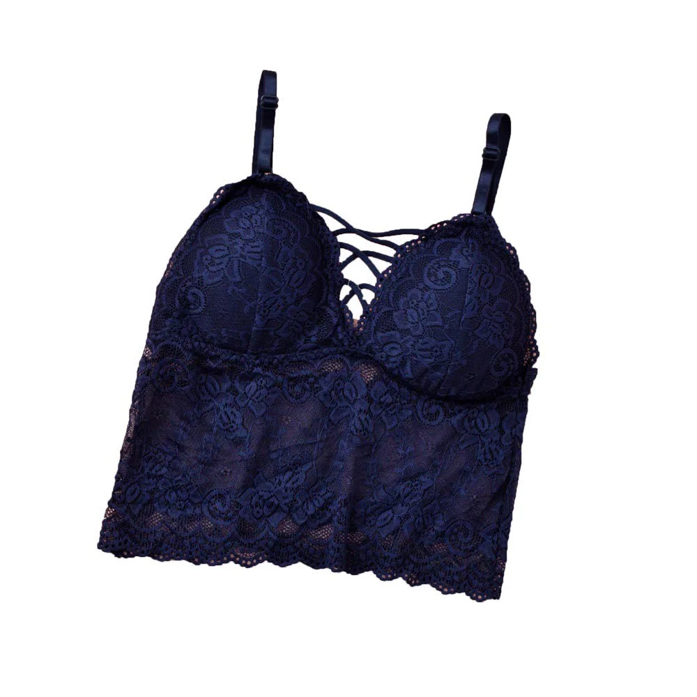 Φωτογραφία προϊόντος: Potre Γυναικείο Bralette με χιαστί σχέδιο στο μπούστο / Μπλε Σκούρο