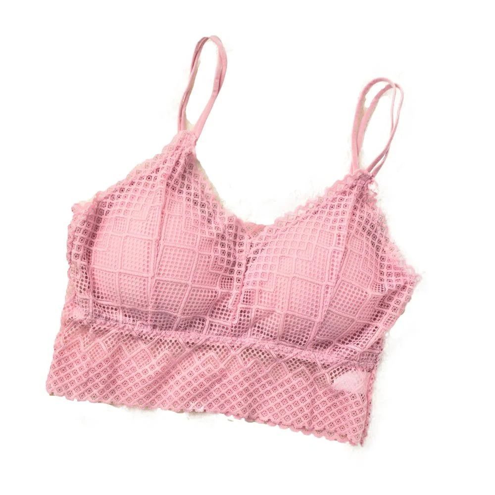 Φωτογραφία προϊόντος: Potre Γυναικείο Bralette με γεωμετρικά σχέδια / Απαλό Ροζ
