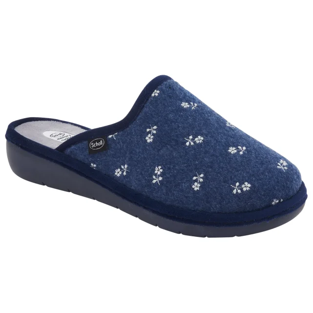 Φωτογραφία προϊόντος: Scholl Παντόφλα Lauren F301571040 Μπλε με Άσπρα Λουλούδια