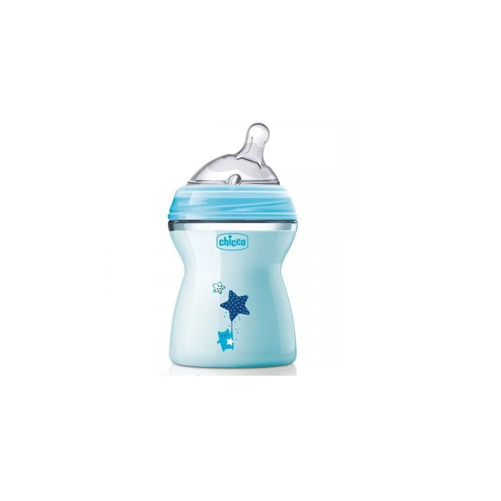 Φωτογραφία προϊόντος: Chicco Natural Feeling Πλαστικό Μπιμπερό 2m+ Μέτριας Ροής με Θηλή Σιλικόνης, 250ml
