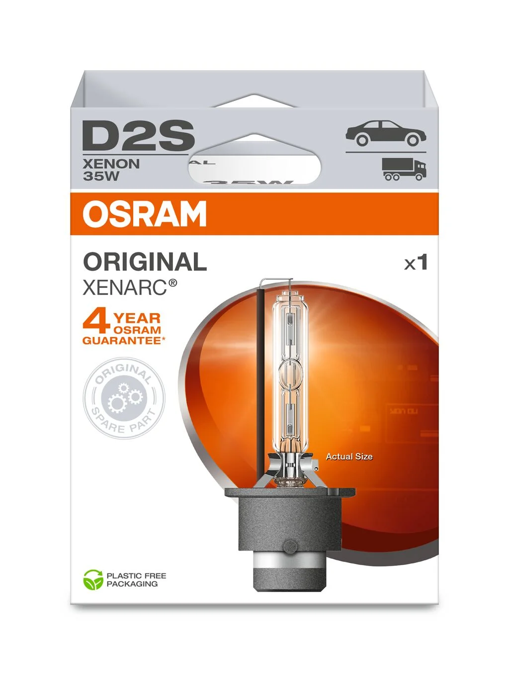 Φωτογραφία προϊόντος: OSRAM D2S Xenarc Original Line 12V/24V 35W (66240) - Λαμπτήρας Xenon (1 Τεμάχιο)